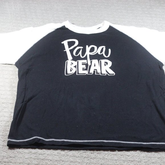 Lazy One "Papa Bear" Short Sleeve T-Shirt - LIKE NEW - Picture 1 of 5